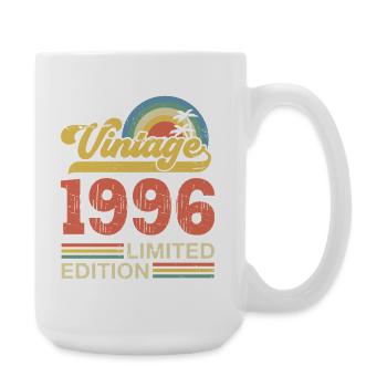 Vintage 1996 Birthday Gift - Large Mug 440 ml - white - Right