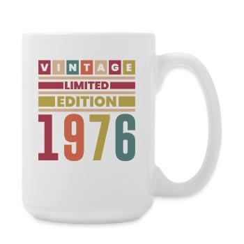 Anniversary 1976 Vintage Limited Edition Retro - Large Mug 440 ml - white - Right