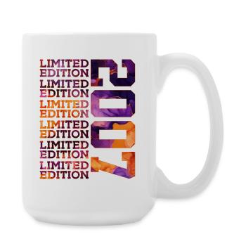19TH BIRTHDAY LIMITED EDITION 2007 - Large Mug 440 ml - white - Right