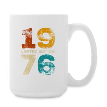 Édition limitée cadeau rétro d’anniversaire 1976 - Grande tasse 440 ml - blanc - Droite