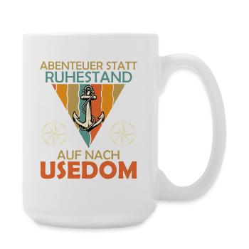 Retraités AVENTURE AU LIEU DE RETRAITE - Grande tasse 440 ml - blanc - Droite
