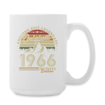 Original 1966 Retro Vintage Birthday Gift - Large Mug 440 ml - white - Right
