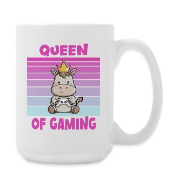 Game Queen Controller - Large Mug 440 ml - white - Right