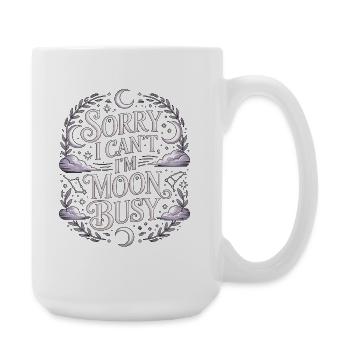 Witchcraft Sorry I Can't I'm Spellcaster Wicca - Large Mug 440 ml - white - Right