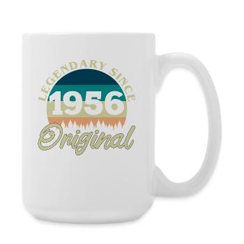 1956 Vintage Retro Original Birthday Gift - Large Mug 440 ml - white - Right