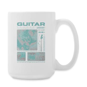 Guitariste Guitariste Rock Musicien streetwear - Grande tasse 440 ml - blanc - Droite