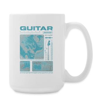 Guitariste Guitariste Rock Musicien streetwear - Grande tasse 440 ml - blanc - Droite