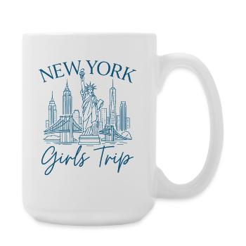New York Girls Trip - Große Tasse 440 ml - Weiß - Rechts