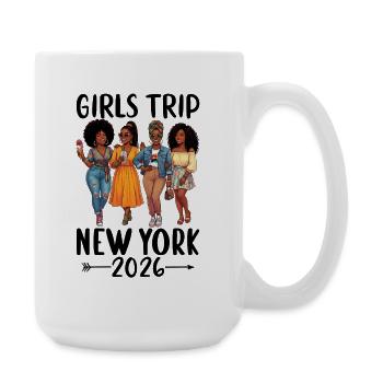 New York Girls Trip 2026 - Große Tasse 440 ml - Weiß - Rechts