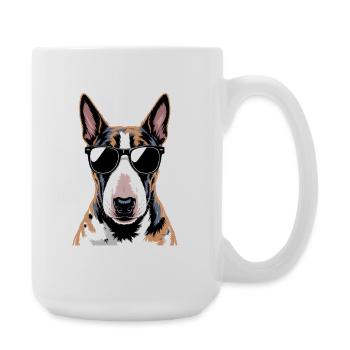 Bull terrier - Large Mug 440 ml - white - Right