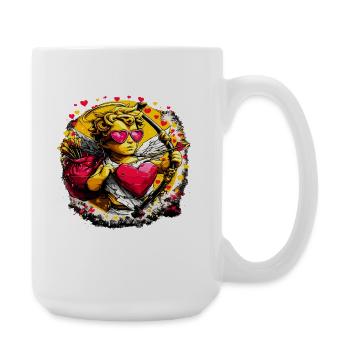 Cupid Graffiti Heart Arch - Large Mug 440 ml - white - Right