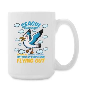 Seagull Management of Competent Colleagues - Large Mug 440 ml - white - Right