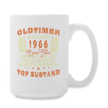 1966 Vintage Born Retro Vintage Birthday - Large Mug 440 ml - white - Right
