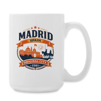 Madrid Ursprüngliche Stadt 1561 - Große Tasse 440 ml - Weiß - Rechts