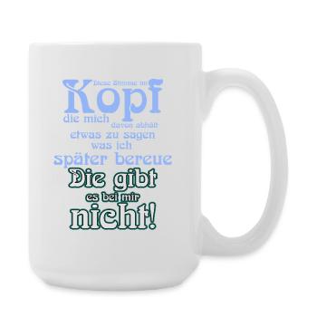 Voices in my head... - Large Mug 440 ml - white - Right