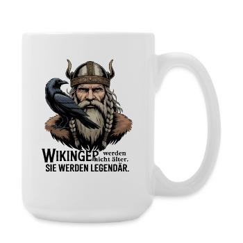 Viking Viking Legend Sailor Odin Raven Fighter - Large Mug 440 ml - white - Right