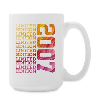 LIMITED EDITION 2007 19 JAHRE 19. GEBURTSTAG - Große Tasse 440 ml - Weiß - Rechts