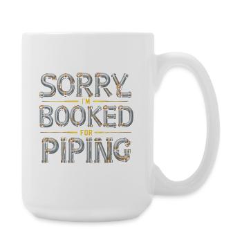 Pipe Layer Pipeline Builder - Large Mug 440 ml - white - Right