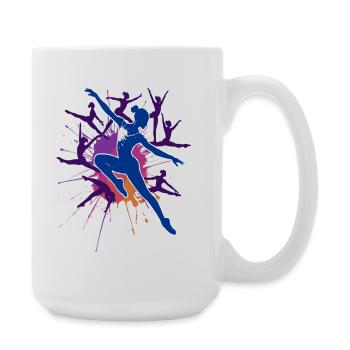 Gymnastics Gymnastics Acrobatics Artistic Gymnastics - Large Mug 440 ml - white - Right