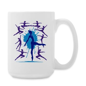 Gymnastics Gymnastics Acrobatics Artistic Gymnastics - Large Mug 440 ml - white - Right