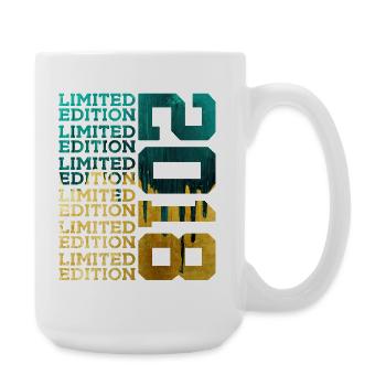 LIMITED EDITION 2018 8 JAHRE 8. GEBURTSTAG - Große Tasse 440 ml - Weiß - Rechts