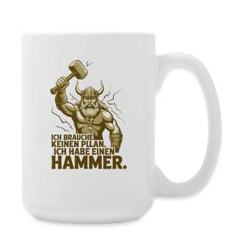 Viking Viking Legend Sailor Odin Raven Fighter - Large Mug 440 ml - white - Right