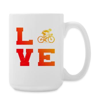Road Bike Graphic for Road Bike - Large Mug 440 ml - white - Right