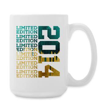 LIMITED EDITION 2014 12 YEARS 12TH BIRTHDAY - Large Mug 440 ml - white - Right
