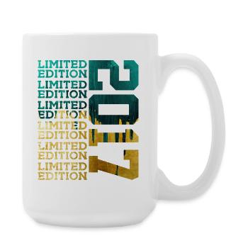 LIMITED EDITION 2017 9 JAHRE 9. GEBURTSTAG - Große Tasse 440 ml - Weiß - Rechts