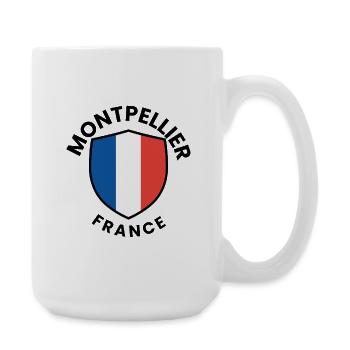 Montpelier Shield of France - Large Mug 440 ml - white - Right