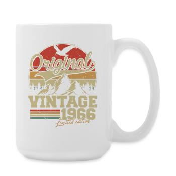 Original 1966 Vintage Vintage Birthday Retro - Large Mug 440 ml - white - Right