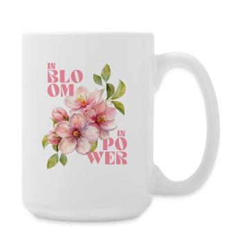 IN BLOOM - IN POWER - Large Mug 440 ml - white - Right