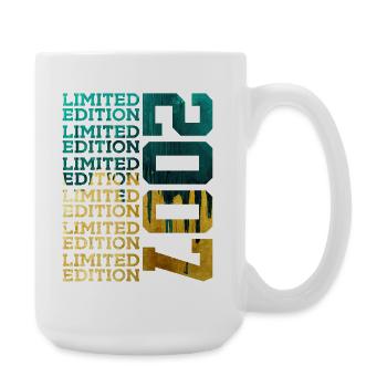 LIMITED EDITION 2007 19 JAHRE 19. GEBURTSTAG - Große Tasse 440 ml - Weiß - Rechts
