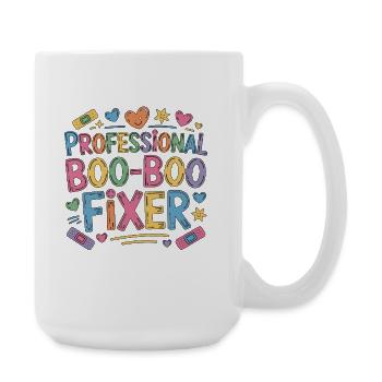 Pediatric Nurse Professional Boo-Boo Child Care - Large Mug 440 ml - white - Right