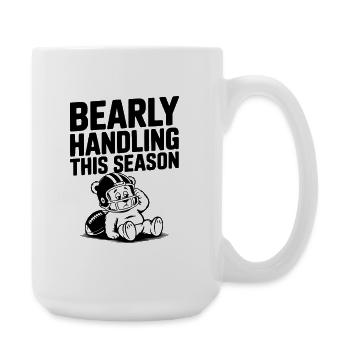Bearly Handling This Season - Large Mug 440 ml - white - Right