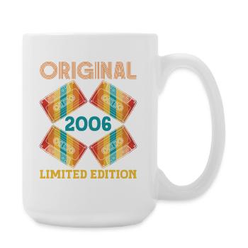 Ursprüngliches 20. Geburtstag, 20 Jahre 2006 Geschenk-Tee - Große Tasse 440 ml - Weiß - Rechts
