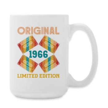 Ursprüngliches 60. Geburtstags-Tee 60 Jahre 1966 Geschenk-Tee - Große Tasse 440 ml - Weiß - Rechts