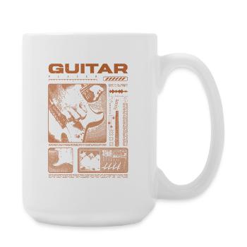 Guitariste Guitariste Rock Musicien streetwear - Grande tasse 440 ml - blanc - Droite