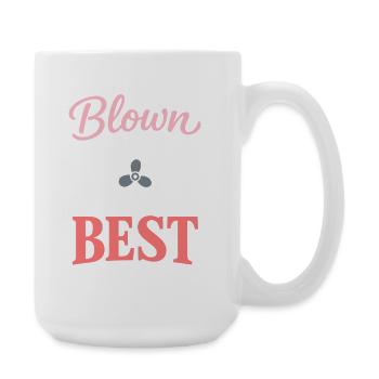 Sea hairs don't care about - Large Mug 440 ml - white - Right