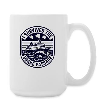 I have passed the passage in Antarctica - Large Mug 440 ml - white - Right