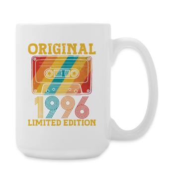 30. Geburtstag 30 Jahre 1996 Geburtstagsgeschenk - Große Tasse 440 ml - Weiß - Rechts