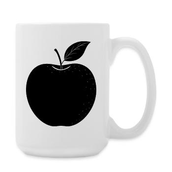 Apple - Large Mug 440 ml - white - Right