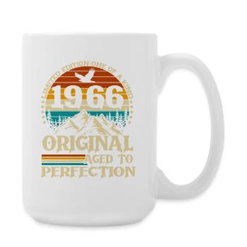 Original 1966 Vintage Rétro Cadeau d’anniversaire - Grande tasse 440 ml - blanc - Droite