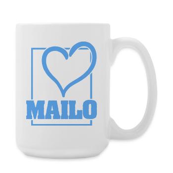 Bachelor Mailo - Large Mug 440 ml - white - Right