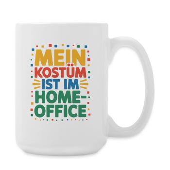 Costume is in the home office carnival carnival office - Large Mug 440 ml - white - Right