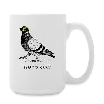 That's Coo - Cool Pigeon - Large Mug 440 ml - white - Right