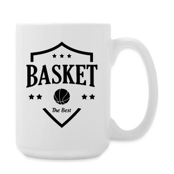 Basketball / Basketball / Basktet-Ball / Sports - Large Mug 440 ml - white - Right