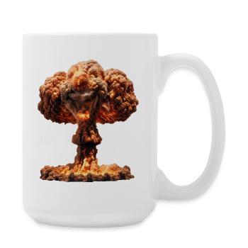 La puissance des atomes - Grande tasse 440 ml - blanc - Droite
