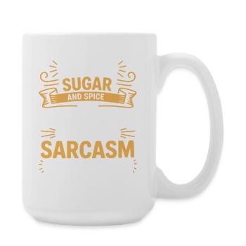 Tech Sarcasm Scrub Humor - Large Mug 440 ml - white - Right