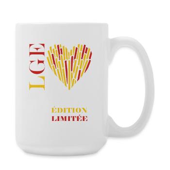 Heart Fries Limited Edition - Große Tasse 440 ml - Weiß - Rechts